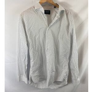 NWOT Nordstrom Mens Shop Trim Fit Long Sleeve Button Down Shirt 16